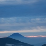 小聖岳から富士山3