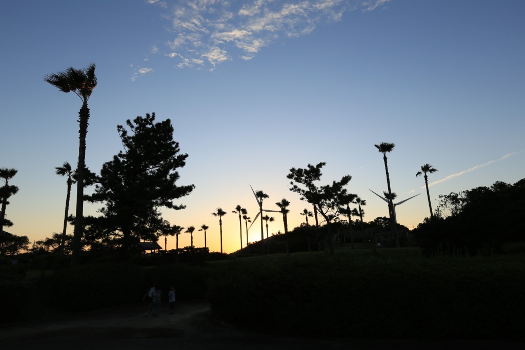 竜洋海洋公園の夕暮れ1