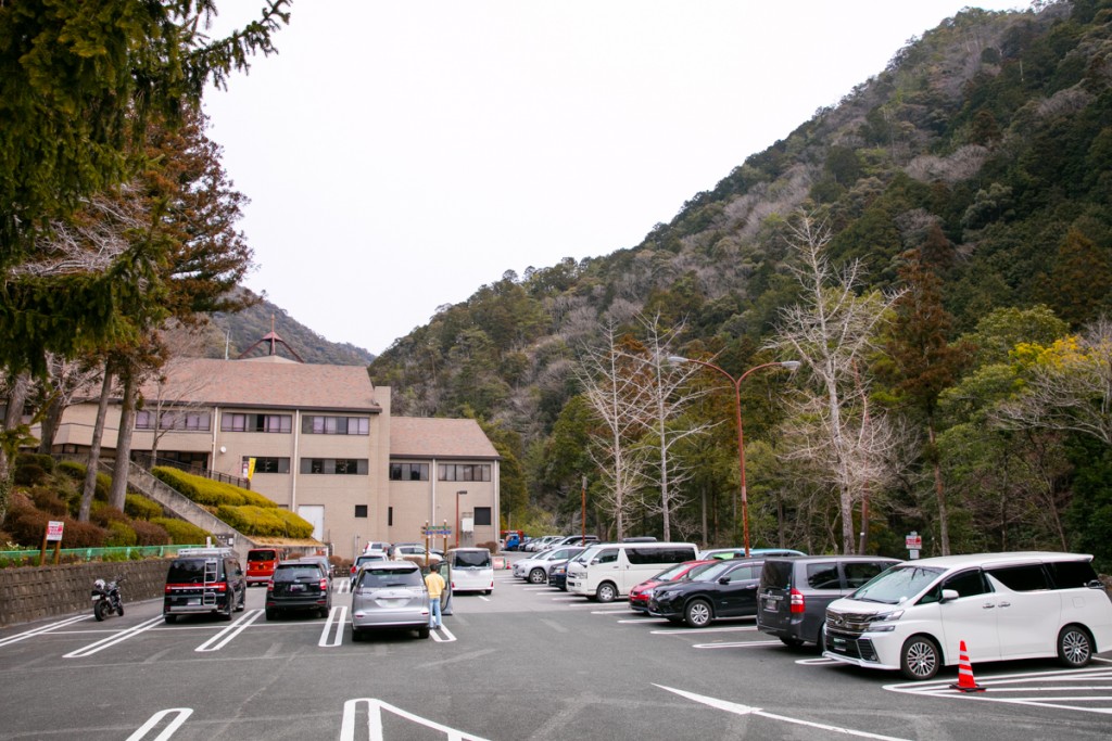 愛知県民の森　駐車場