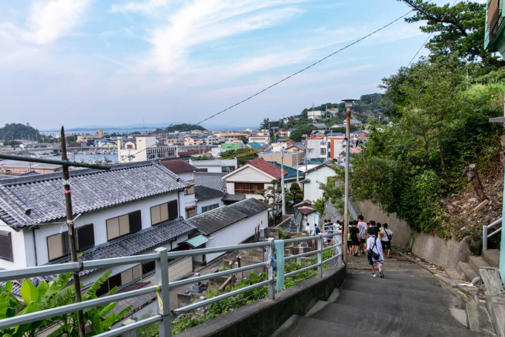 篠島の階段