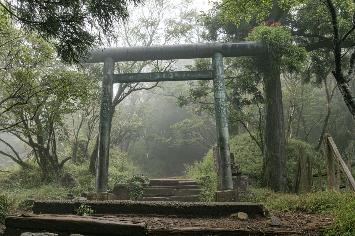 大山阿夫利神社本社 鳥居