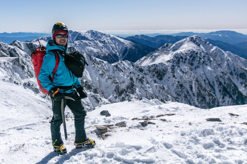 木曽駒ヶ岳　雪山登山