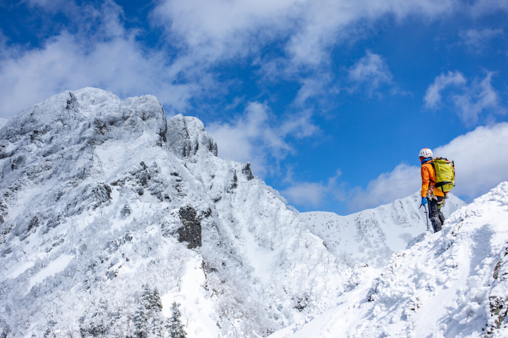 阿弥陀岳南稜（撤退）