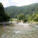 カオレオートキャンプ場で川遊び